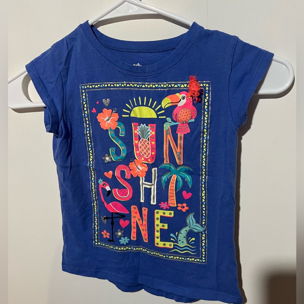 Garanimals Blue Sunshine Parrot Tee